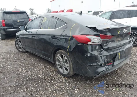 2018 Hyundai Elantra Limited из США, поврежденный, VIN 5NPD84LF6JH286586